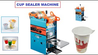 Cup sealing machine Manual Cup Sealing Machine Manual Cup Sealer low price [upl. by Corny]