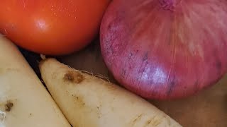 Radish curry mullengi saaru very quick and tasty recipe and also very healthy too [upl. by Meggi]