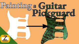 How to Paint a Guitar Pickguard [upl. by Valery216]