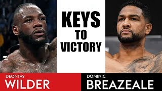 DEONTAY WILDER VS DOMINIC BREAZEALE  KEYS TO VICTORY [upl. by Sucramaj]