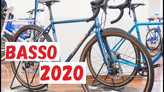 BASSOバッソ 2020年モデルの展示会に行ってきました！新作グラベルバイクTERRA GRX完成車の他に、フルモデルチェンジしたASTRA、VENTA等展示されてた全モデルを撮影しています！ [upl. by Mcgray]