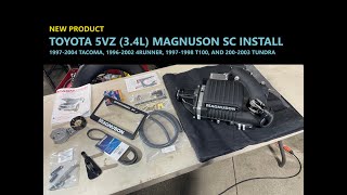 5vz 34L Toyota Magnuson Supercharger Installation [upl. by Wilmott]