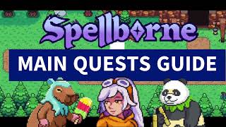 ULTIMATE MAIN QUEST GUIDE IN SPELLBORNE 🔥 LETS GO spellborne surge [upl. by Nelleoj191]