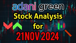 Adani Green target 21 November 2024  Adani Green Share News  Stock Analysis  Nifty today [upl. by Anaynek863]