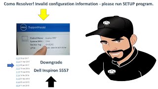 Como Resolver Invalid configuration information  please run SETUP program [upl. by Renie]