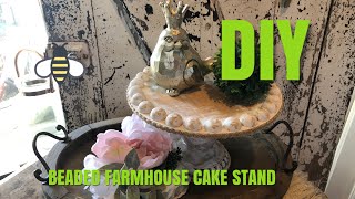 DIYFARMHOUSE CAKE STAND [upl. by Darbie201]