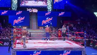 Reporte CMLL Místico Atlantis Jr y Máscara Dorada Vs Hechicero Soberano Jr y Ángel de Oro [upl. by Perlman109]