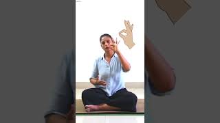 Reduce Blood Pressure with chandra anuloma viloma Pranayama  shorts Yoga with Archana Alur [upl. by Einomrah]