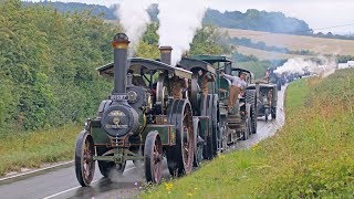 Incredible WW1 Military Vehicle Convoy Steam Through Dorset 11818 [upl. by Niwred342]