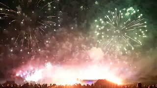 Feuerwerk von BurningHeide 10 5Pyroworkshop Stemwede [upl. by Behah]