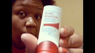 New fancy inhaler review proair dry powderNOT A DEMO JUST A REVIEW [upl. by Akiv]