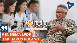 Mendikti Tegaskan Penerima LPDP Tak Harus Pulang ke Indonesia [upl. by Anilegna]