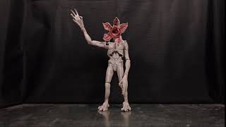 Stranger Things Demogorgon Screaming Stop Motion  McFarlane [upl. by Tihw]