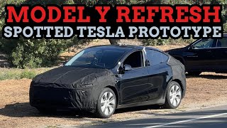 Tesla Model Y Refresh Spotted [upl. by Siramad]