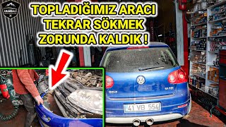 ARACIN ARIZALARINI TESPİT ETMEK İÇİN KOMPLE TAMPONU SÖKTÜK BAKIN NEDEN Volkswagen Golf 5 16 Fsi [upl. by Autrey]