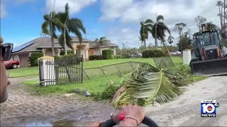 Milton sparks destructive tornado outbreak in Palm Beach Gardens [upl. by Goines875]