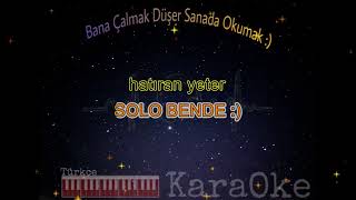 Hatıran YeterSerkan KayaZaraZakkumTürkçe Piano Karaoke [upl. by Munn]