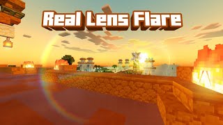 Real lens flareAzify Shader New feature Minecraft 119 [upl. by Kokaras79]