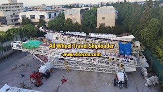 All Wheel Travel Shiploader for High Efficiently Bulk Material Loadng [upl. by Eissac]