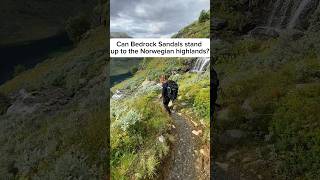 Bedrock Hiking Sandals vs Norwegian Highlands visitnorway hiking [upl. by Tap]