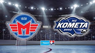 HC KOMETA BRNO  HC ČESKÉ BUDĚJOVICE EXTRALIGA  ŽIVĚLIVE [upl. by Dorison677]