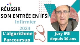 Algorithme Parcoursup IFSI inscriptions en soins infirmiers [upl. by Imogen]