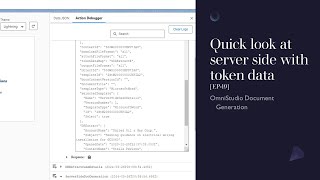 Quick look at server side with token data EP19 [upl. by Auop]