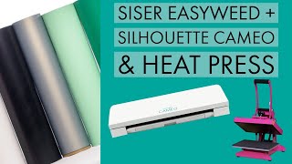 Siser EasyWeed  Silhouette Cameo amp Heat Press [upl. by Aikkin523]