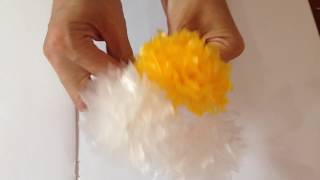 How to Make a Carnation Flower from a Plastic Bag [upl. by Payne]