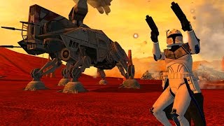 Star Wars Battlefront 2 Mods Geonosis Landing at Point Rain [upl. by Tecil]