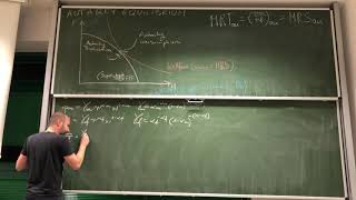 24 IEF Neoclassical model of trade  Autarky equilibrium [upl. by Rancell483]