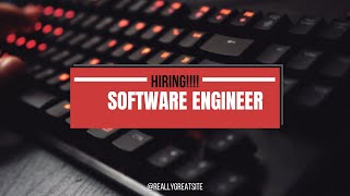 Hiring  Software Engineer for Bengaluru Location [upl. by Novart]