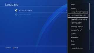 How to Change Language on PS4 [upl. by Oibesue]