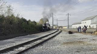 Norfolk amp Western 611 at Strasburg Railroad 111222 [upl. by Xenophon]