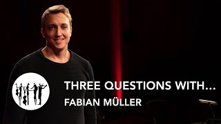 FABIAN MÜLLER  Three questions with [upl. by Ochs]