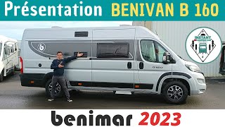 LITS JUMEAUX  Présentation BENIMAR B160 modèle 2023 Instant CampingCar [upl. by Helfant657]