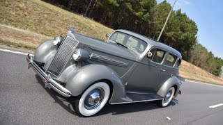 Taking a ride in a 1937 Packard 120 [upl. by Derf]