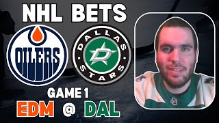 NHL Playoff Picks  Oilers vs Stars Game 1 Bets with Picks And Parlays Thursday 523 [upl. by Flam478]