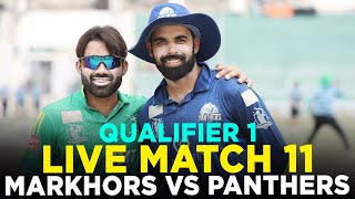 Live  UMT Markhors vs Lake City Panthers  Match 11  Bahria Town Champions Cup 2024  M9A1K [upl. by Morty101]