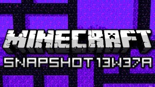 Minecraft MEGA PORTALS CLICKABLE COMMANDS AND MORE Snapshot 13w37a [upl. by Hughie749]