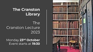 Cranston Library Lecture 2024  October 22  1930 [upl. by Kcirded]