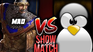 WARCRAFT 3 REFORGED MadMilitia Humanos vs PeNguiN Aleatório  WC3 Showmatch Friday Cup 2 [upl. by Iarised]