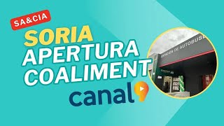 SAampCÍA  El supermercado Coaliment abre sus puertas en la Estación de Autobuses de Soria [upl. by Riffle457]