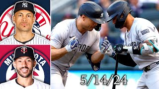 New York Yankees  Minnesota Twins  Game Highlights  51424 [upl. by Enaht]