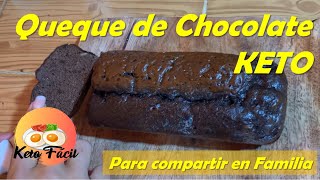 Queque de Chocolate Keto Sin Ninguna Clase de Harina Sin Azúcar Sin Lactosa Delicioso [upl. by Farika181]