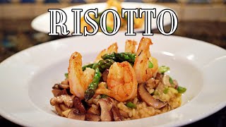 Risotto with Shrimp and Wild Mushrooms Japanese Rice Risotto [upl. by Crain52]