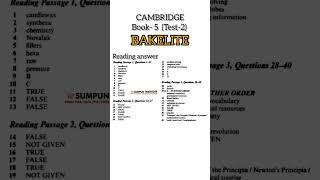 C5 T2 BAKELITE IELTS Reading answer  SUMPUN IELTS PHAGWARA [upl. by Blakeley]