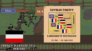 German Campaign Ludendorff Offensive Chapter 4  Trench Warfare WW1 Gameplay [upl. by Quent]