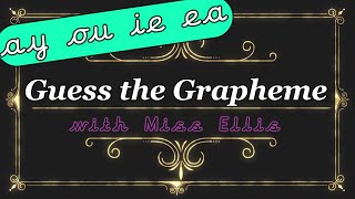 GUESS the Grapheme  ay ou ie ea  Phase 5 Phonics Game  Miss Ellis 💜 phase5phonics [upl. by Maddy831]