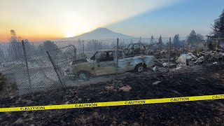 California Mill Fire destroys 100 homes [upl. by Ursas]